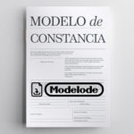 Modelo de constancia en Word [Perú]