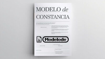 Modelo de constancia