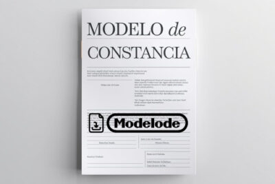 Modelo de constancia