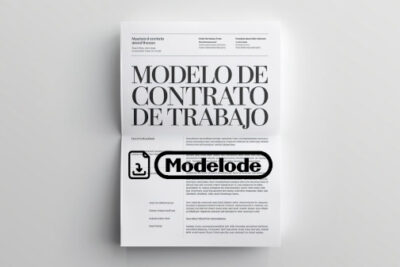 Modelo de contrato de trabajo en Word