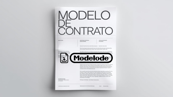 Modelo de contrato