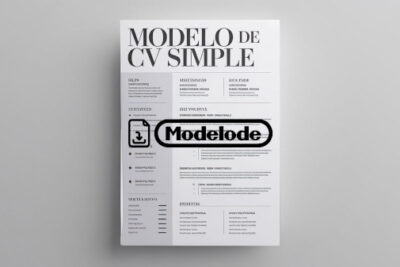 Modelo de CV simple en Word