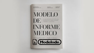 Modelo de informe medico en Word