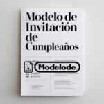 Modelo de invitación de cumpleaños en Word [Perú]