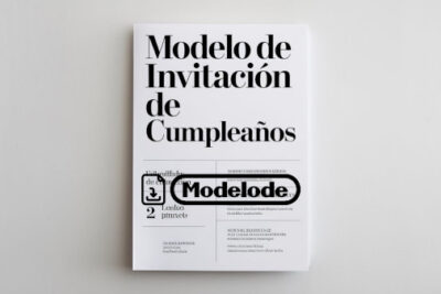 Modelo de invitación de cumpleaños en Word