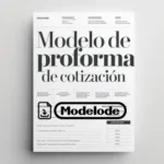 Modelo de proforma de cotización en Word [Perú]