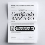 Modelo de certificado bancario en Word [Perú]