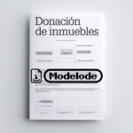 Modelo de donación de inmuebles en Word [Perú]