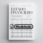 Modelo de estado financiero de una empresa en Word [Perú]