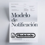 Modelo de notificación en Word [Perú]