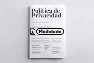 Modelo de política de privacidad para el tratamiento de datos personales