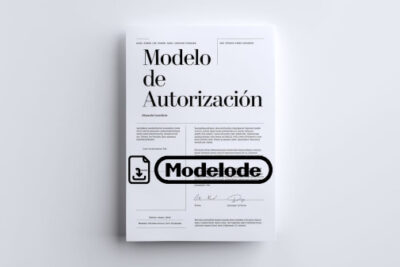 Modelo de autorización en Word