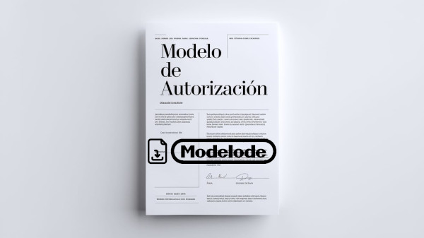 Modelo de autorización en Word