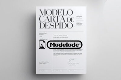 Modelo de carta de despido en Word