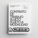 Modelo de contrato de trabajo sujeto a modalidad en Word [Perú]