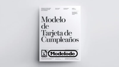 Modelo de tarjeta de cumpleaños en Word