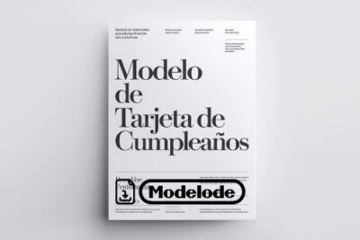 Modelo de tarjeta de cumpleaños en Word