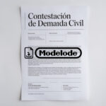 Modelo de contestación de demanda civil en Word [Perú]