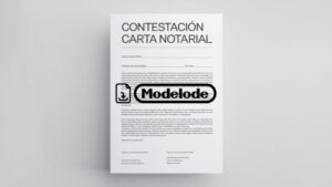 Modelo de contestacion de carta notarial