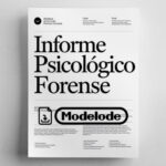 Modelo de informe psicológico forense en Word [Perú]