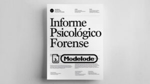 Modelo de informe psicológico forense en Word