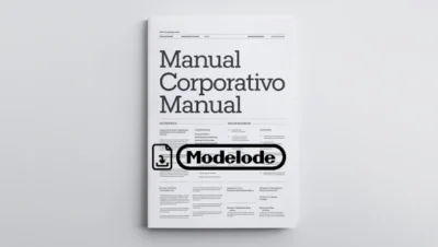 Modelo de manual corporativo en Word