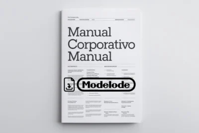 Modelo de manual corporativo en Word