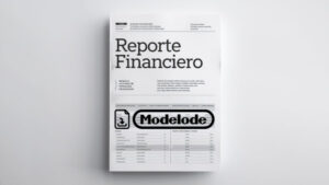 Modelo de reporte financiero en Word